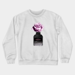 Black Perfume & Rose Crewneck Sweatshirt